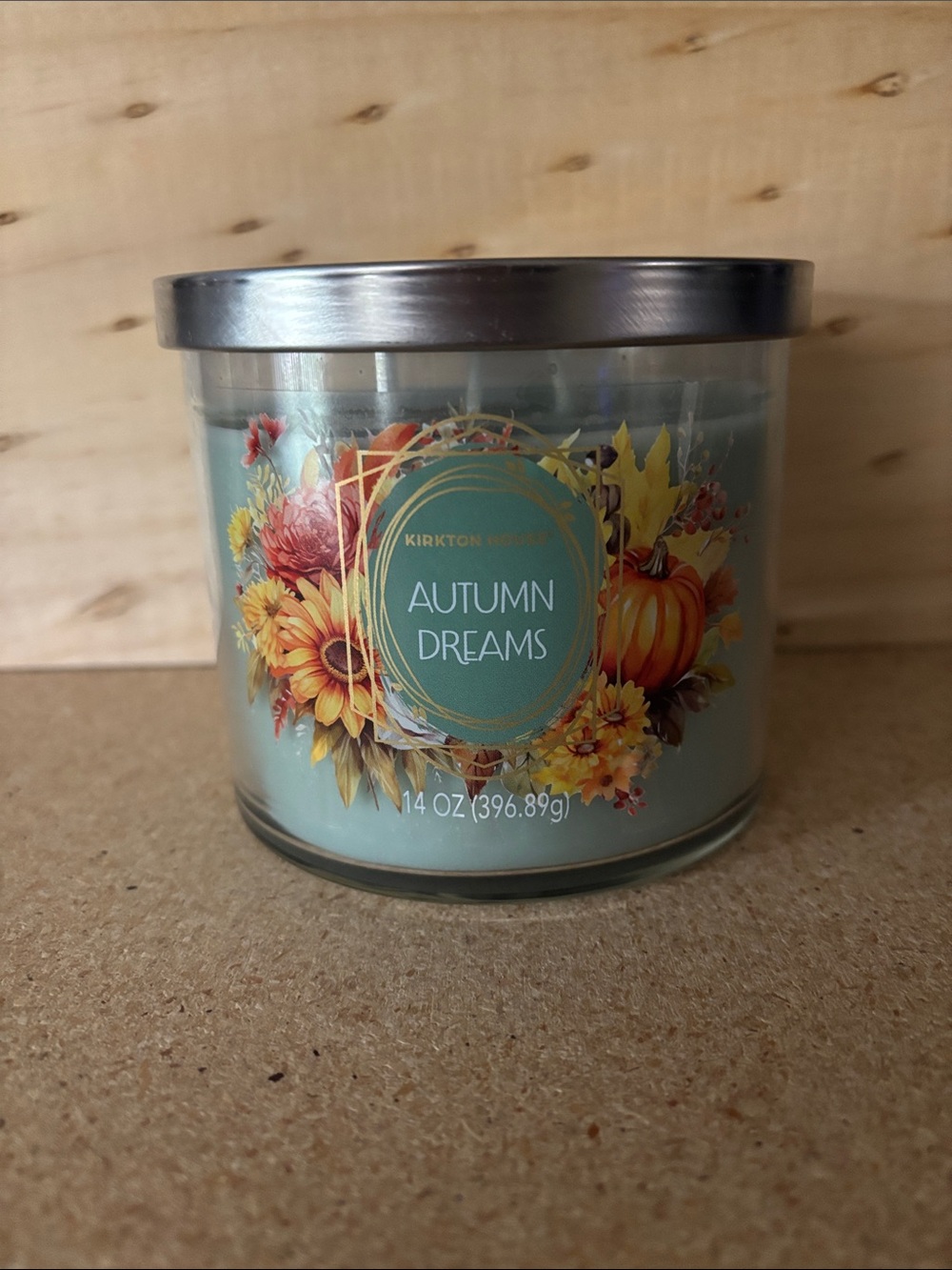 Autumn Dreams Scented Candle - Teal